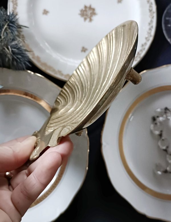 Vide poche coquillage laiton – Image 2