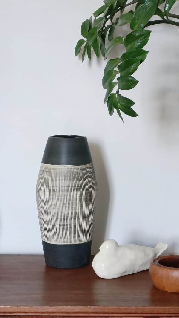Grand vase céramique vintage – Image 3