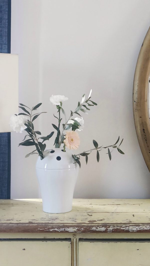 Vase pique fleurs en porcelaine – Image 2