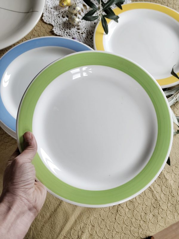 Service de 6 assiettes vintage italiennes – Image 2