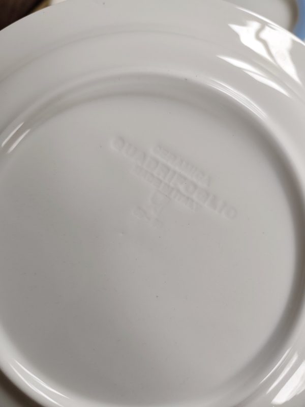 Service de 6 assiettes vintage italiennes – Image 3