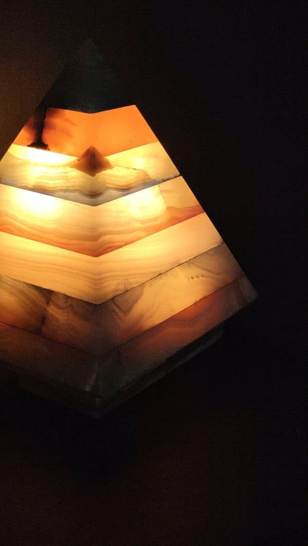 Lampe vintage en onyx – Image 5