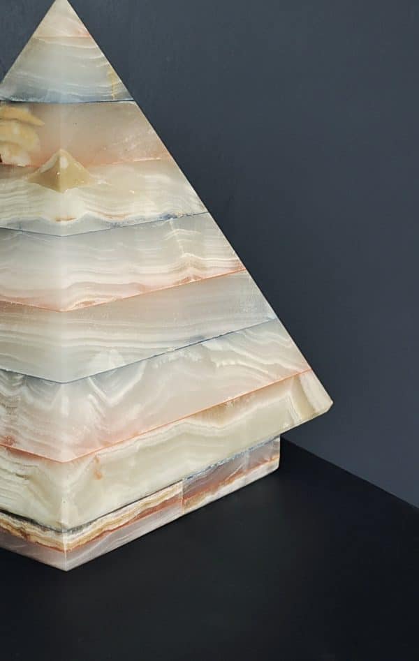 Lampe vintage en onyx – Image 3
