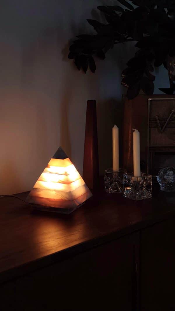 Lampe vintage en onyx – Image 7