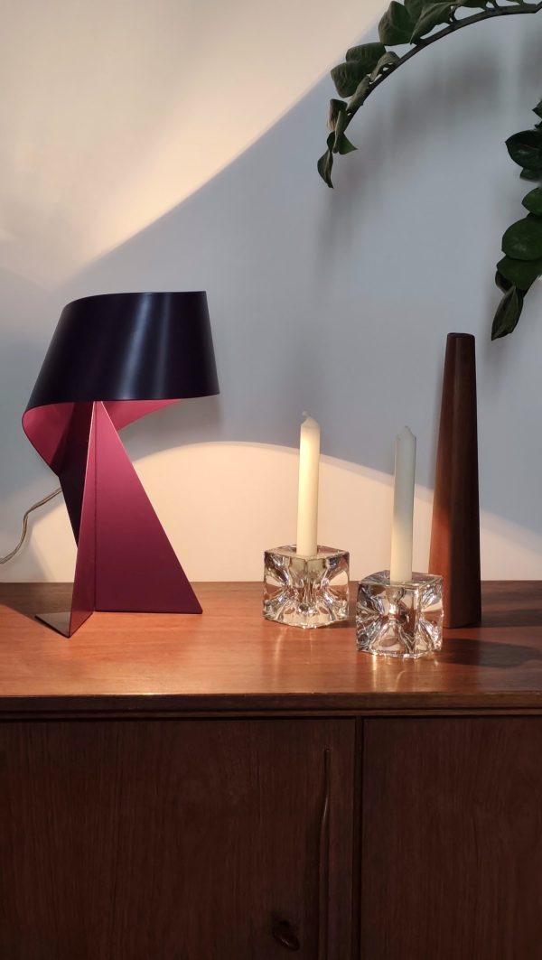 Lampe Ribbon Habitat prune/violette