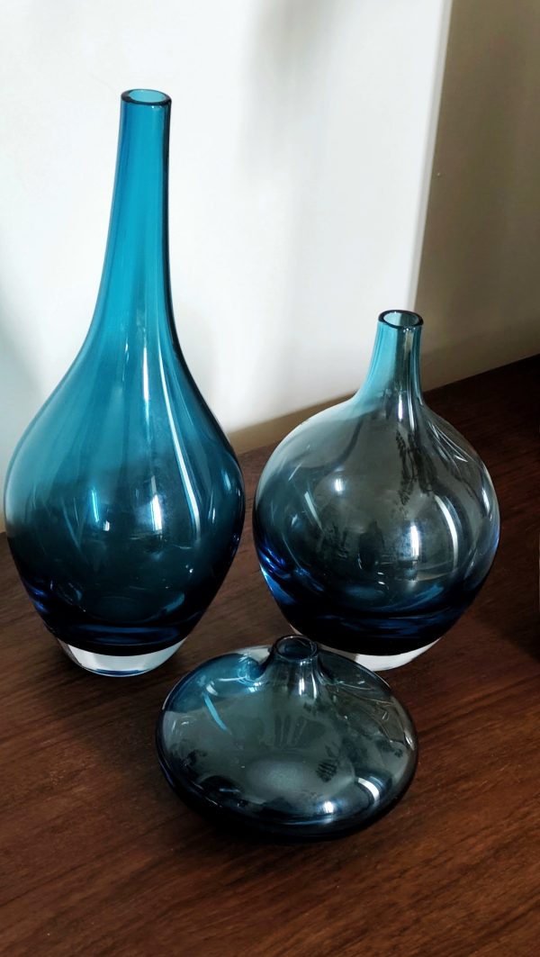 Ensemble de 3 vases scandinaves "Salong", années 90 – Image 2