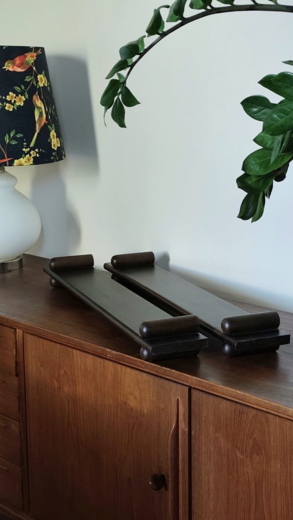 Paire d'etagères italiennes midcentury vintage