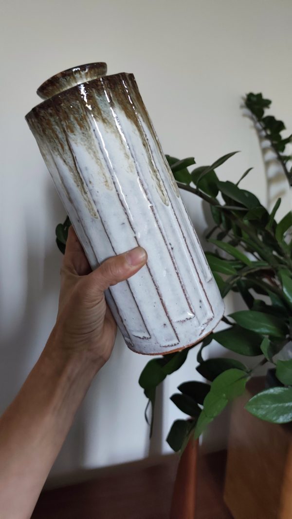 Vase japonais en gré émaillé – Image 2