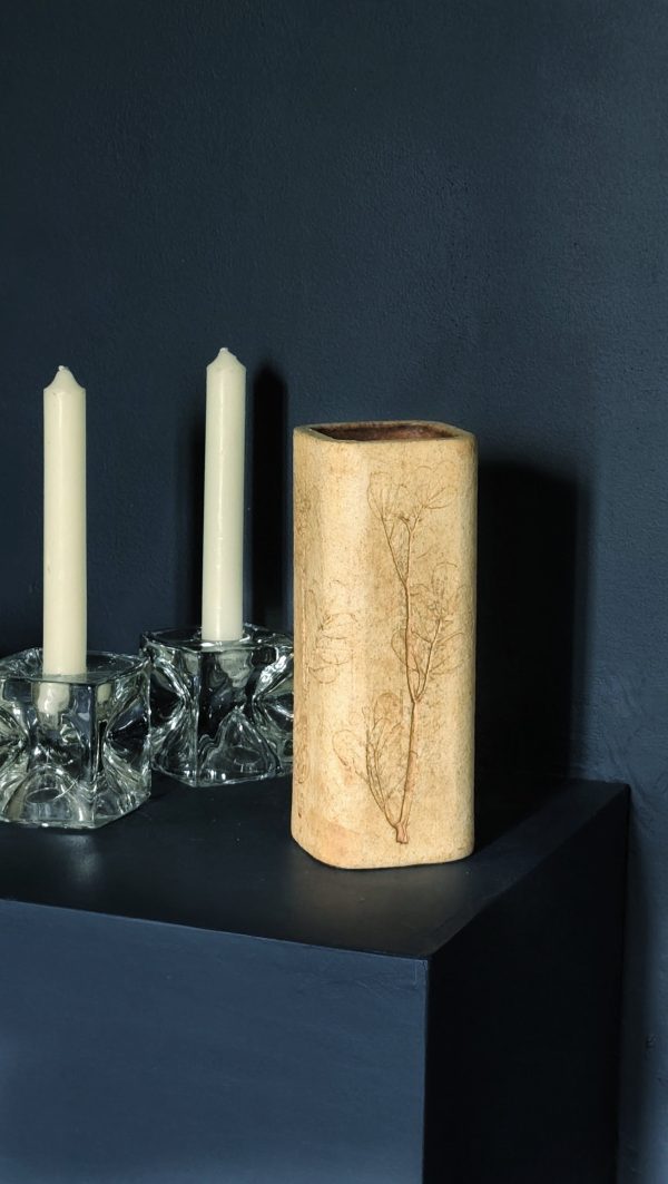 Vase "Herbier" années 60, Raymonde Leduc