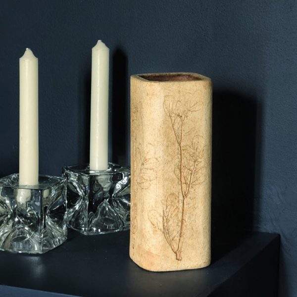 Vase "Herbier" années 60, Raymonde Leduc