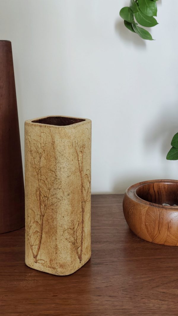 Vase "Herbier" années 60, Raymonde Leduc – Image 2