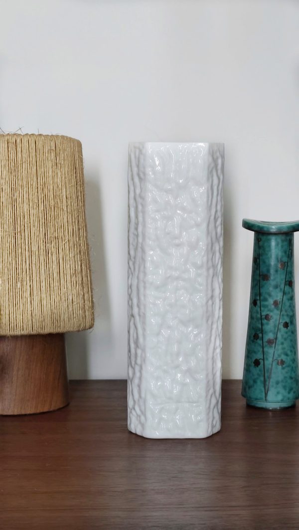 Vase vintage opaline « Ingrid Glas » (Allemagne de l’Ouest) – Image 2