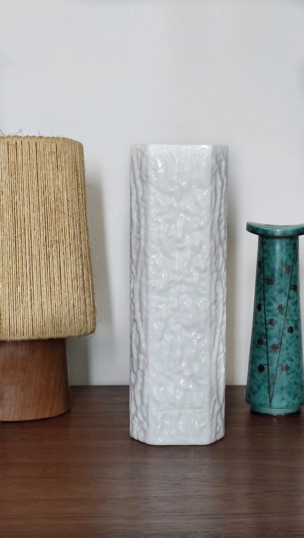 Vase vintage opaline « Ingrid Glas » (Allemagne de l’Ouest) – Image 7