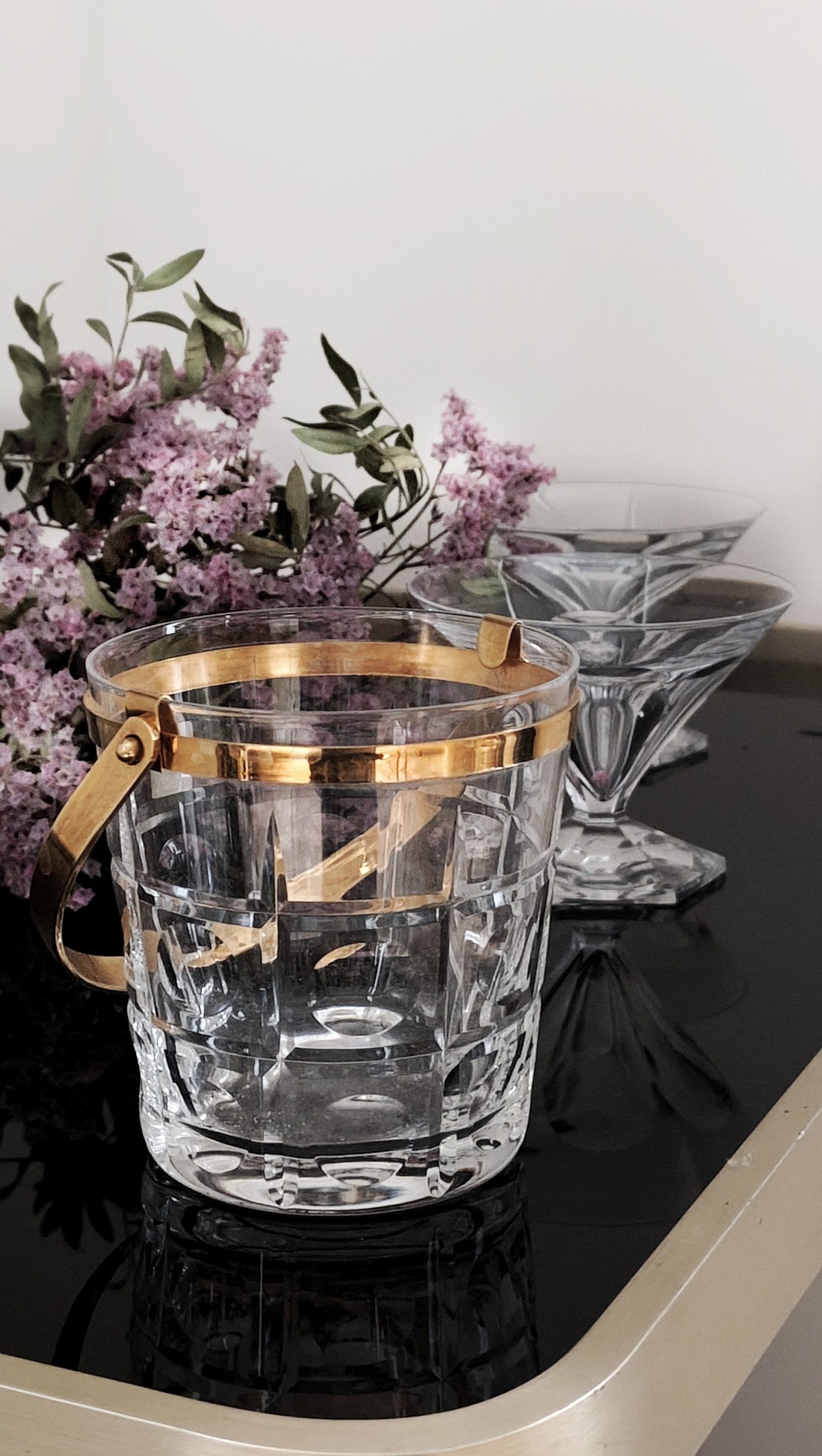 Seau à glaçons en cristal de Sèvres – Image 3