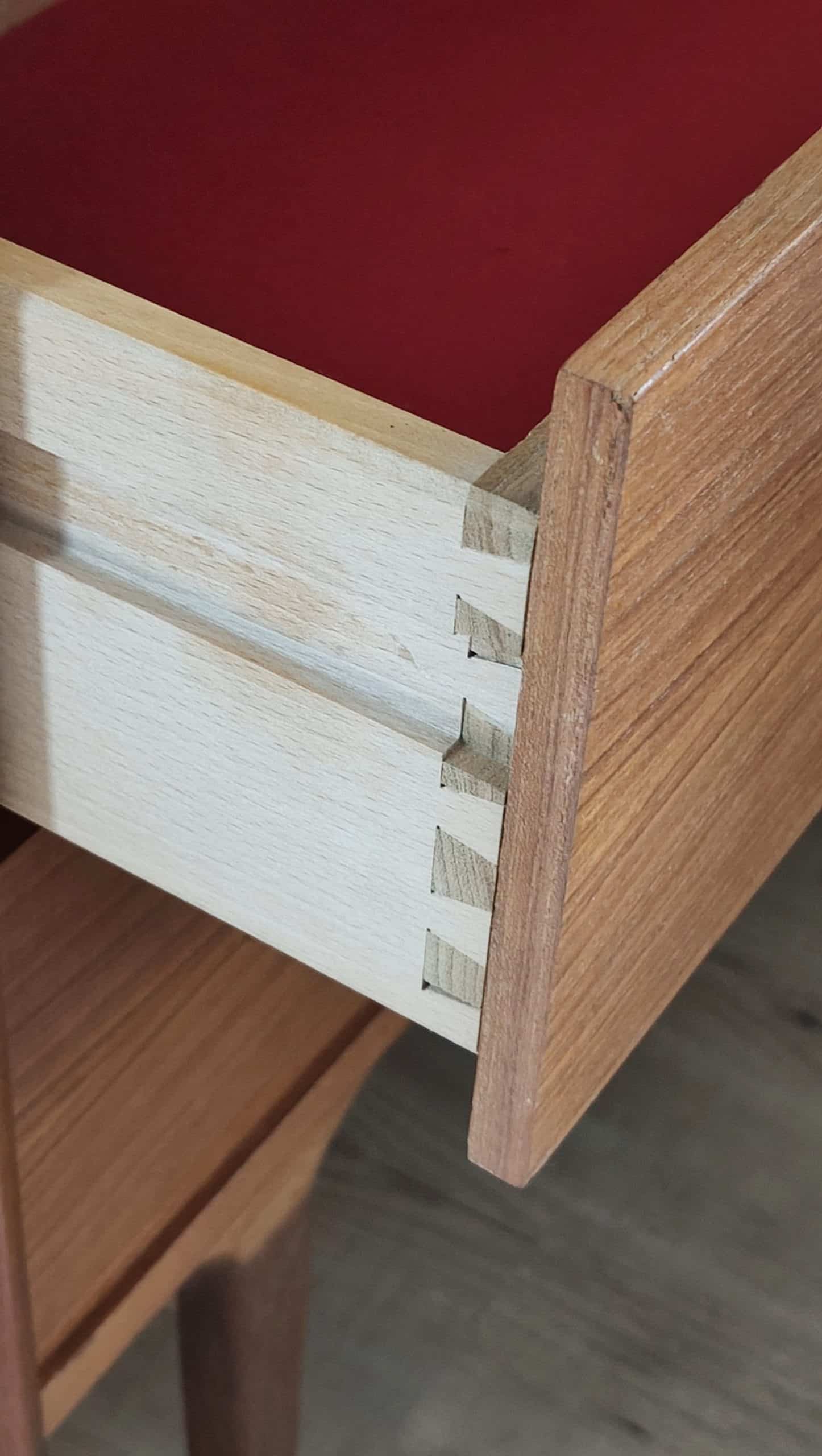 Réservé - Coiffeuse / Secrétaire vintage en teck par Ib Kofod-Larsen — Danemark, années 60 – Image 7