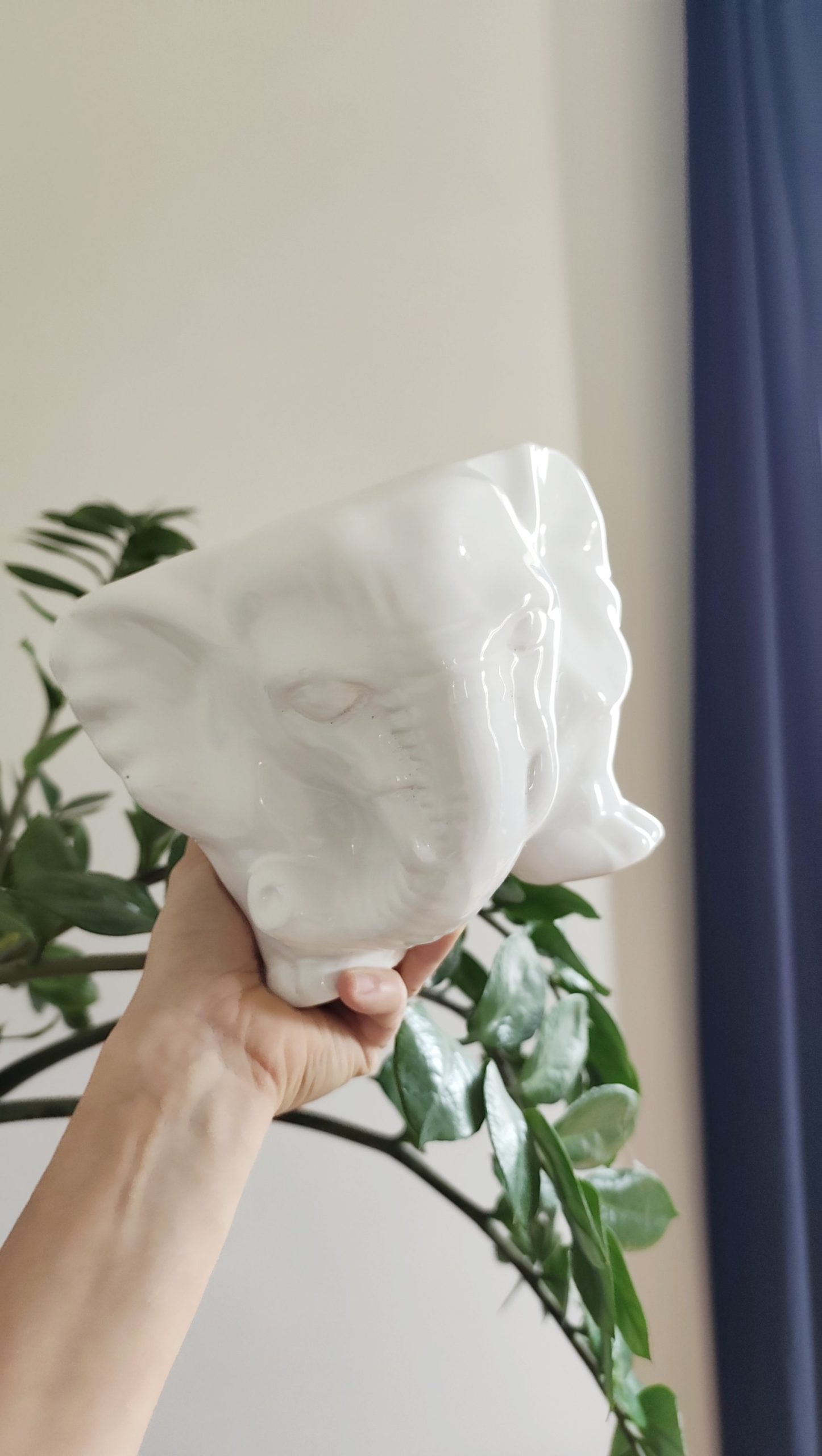 Cache pot zoomorphe éléphant vintage – Image 3