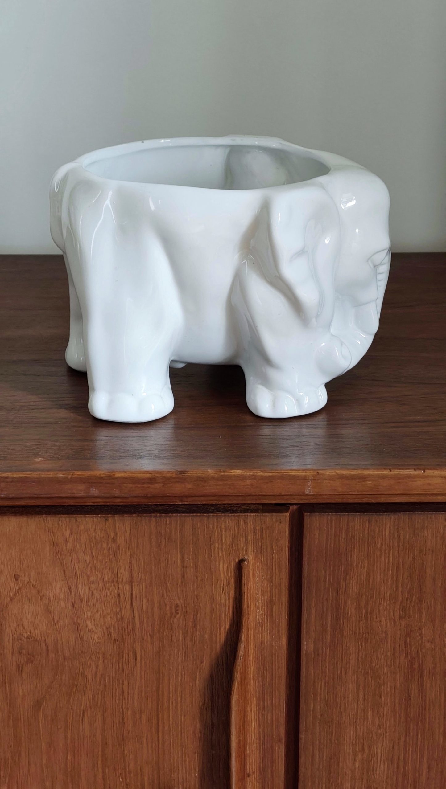 Cache pot zoomorphe éléphant vintage – Image 6