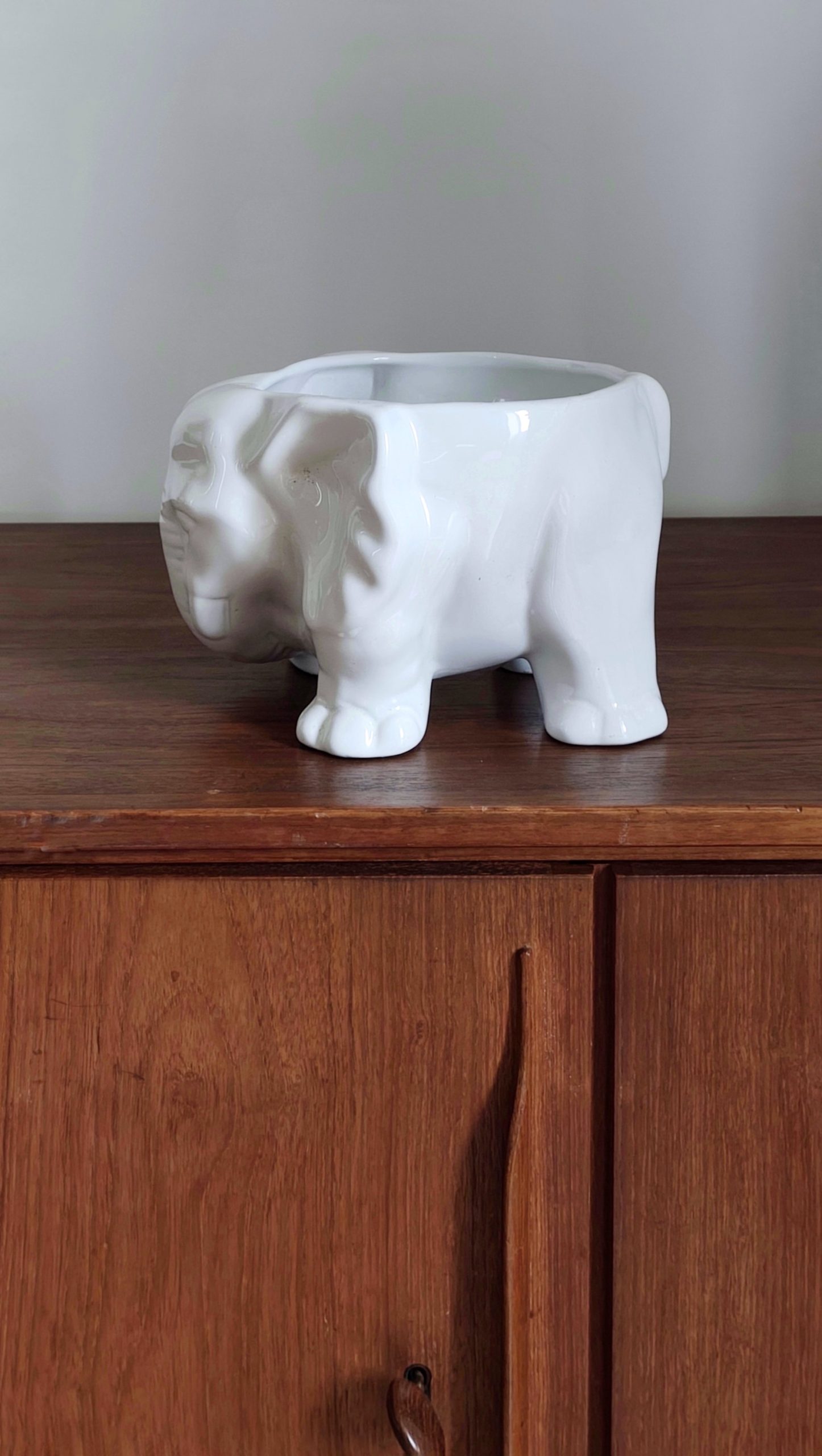 Cache pot zoomorphe éléphant vintage – Image 5