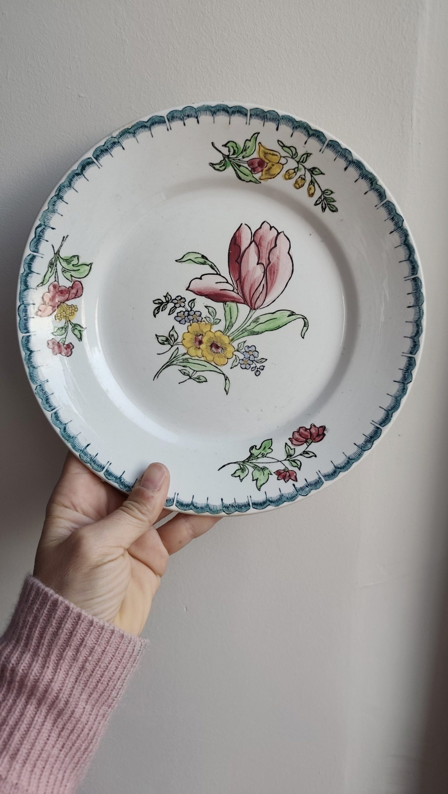 Lot de 6 assiettes à dessert Terre de fer polychromes – Image 5