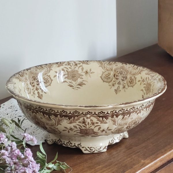 Grand saladier terre de fer ancien, BFK Belgium