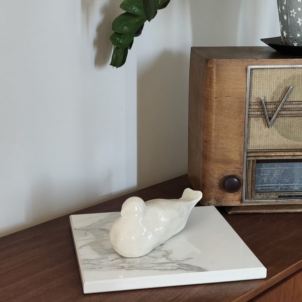 Ancien dessous de plat en grès CERAM