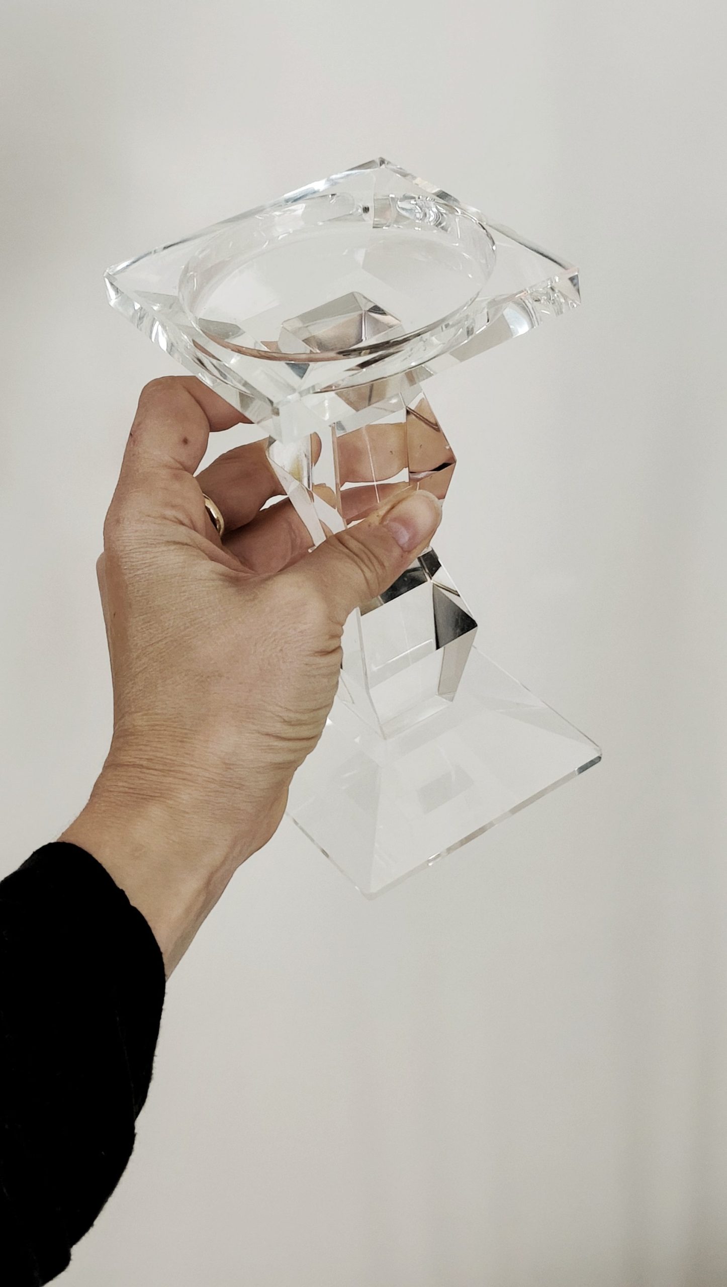 Grand bougeoir en cristal – Image 3