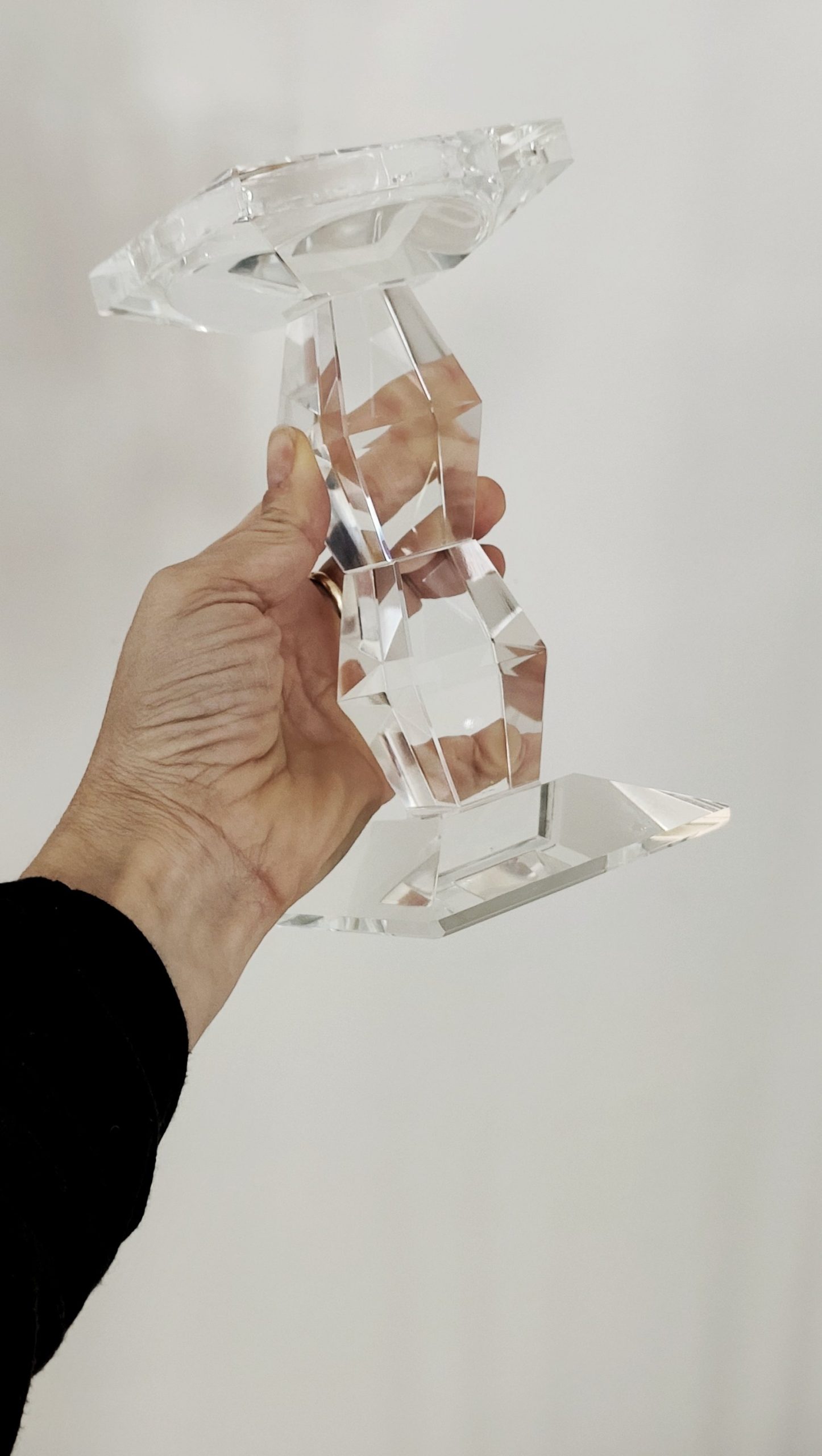 Grand bougeoir en cristal – Image 4