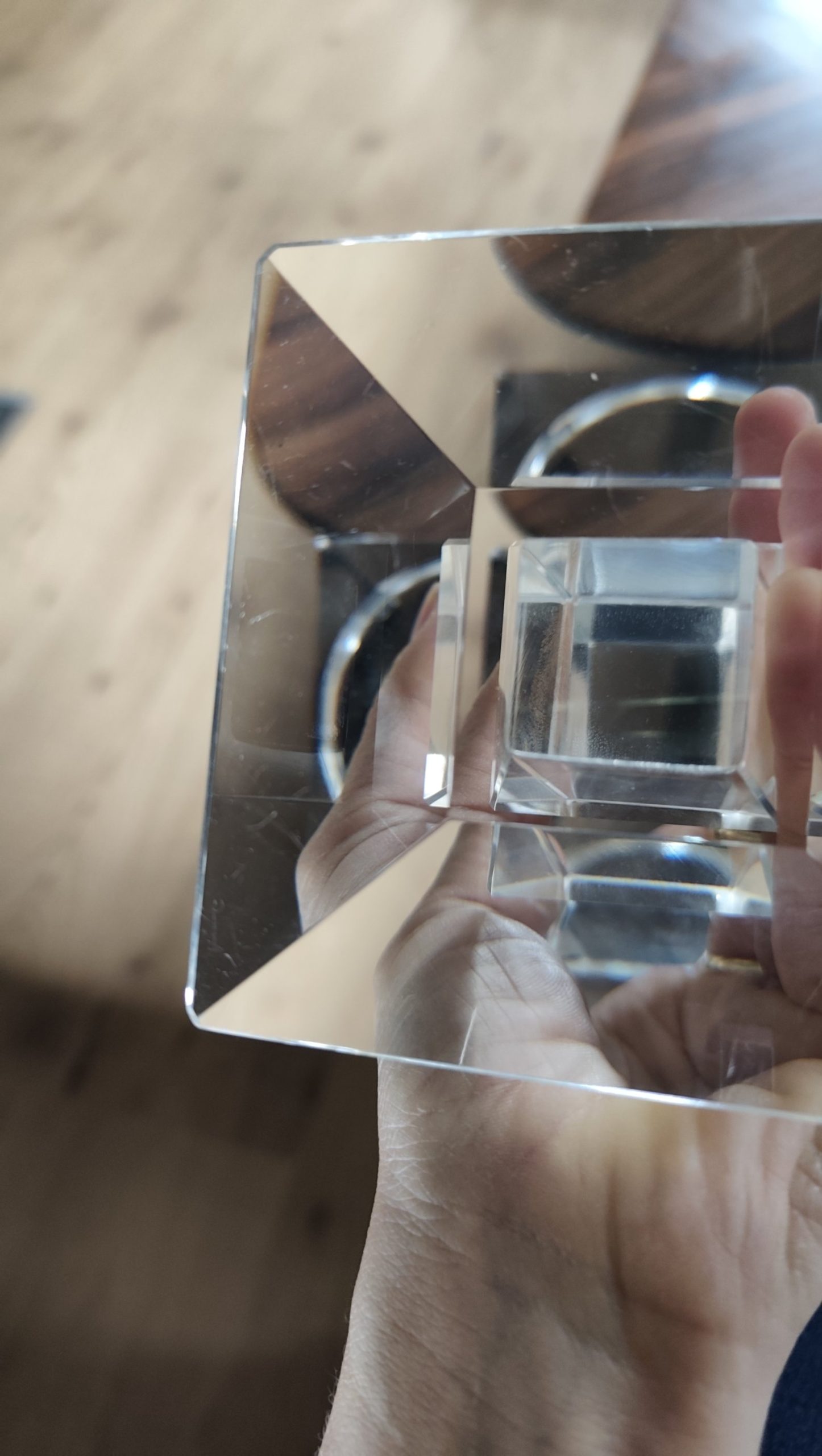 Grand bougeoir en cristal – Image 6