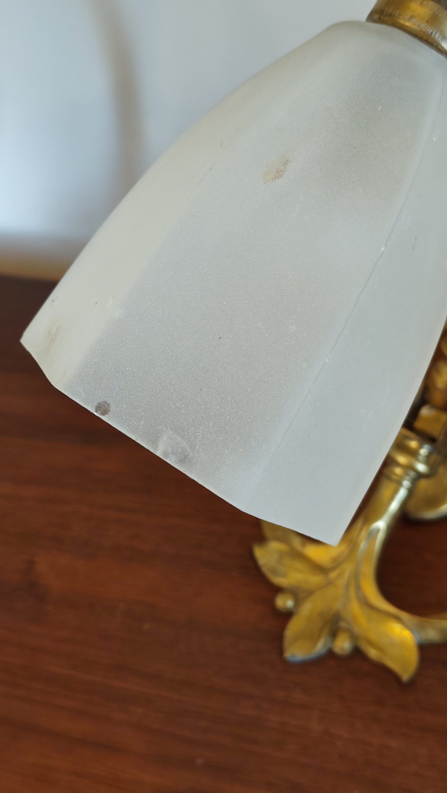 Lampe de table Art Nouveau + globe Art Déco – Image 10