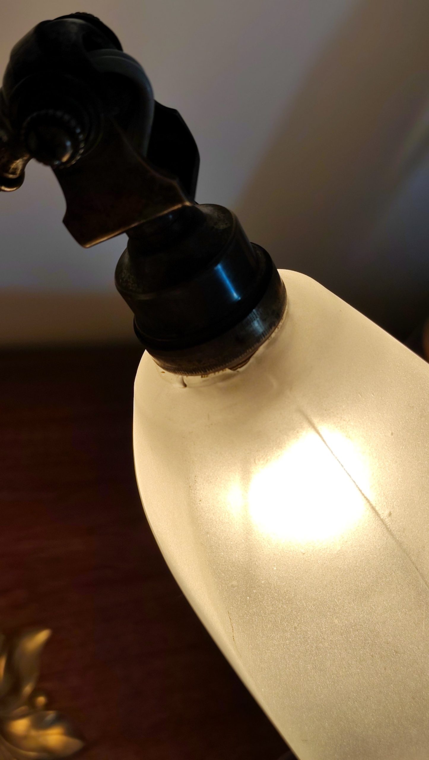 Lampe de table Art Nouveau + globe Art Déco – Image 6