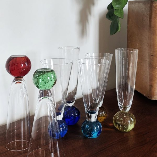 Ensemble de 7 verres scandinaves Kosta Boda