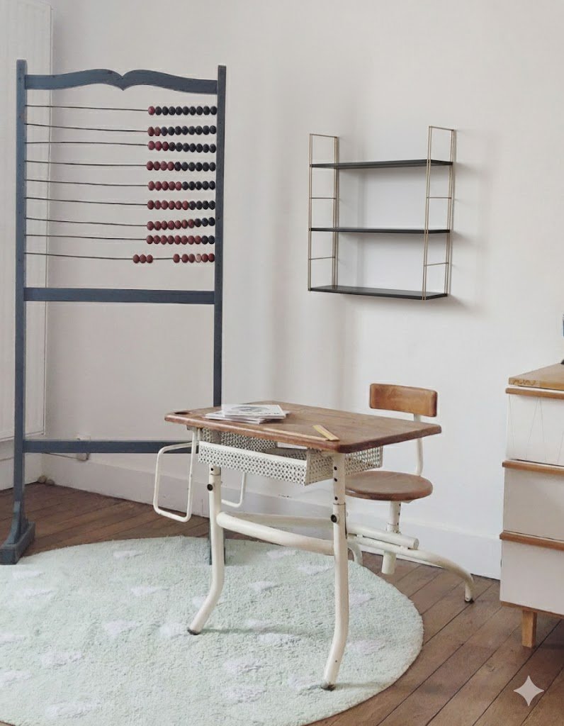 Étagère string années 60, noire – Image 2