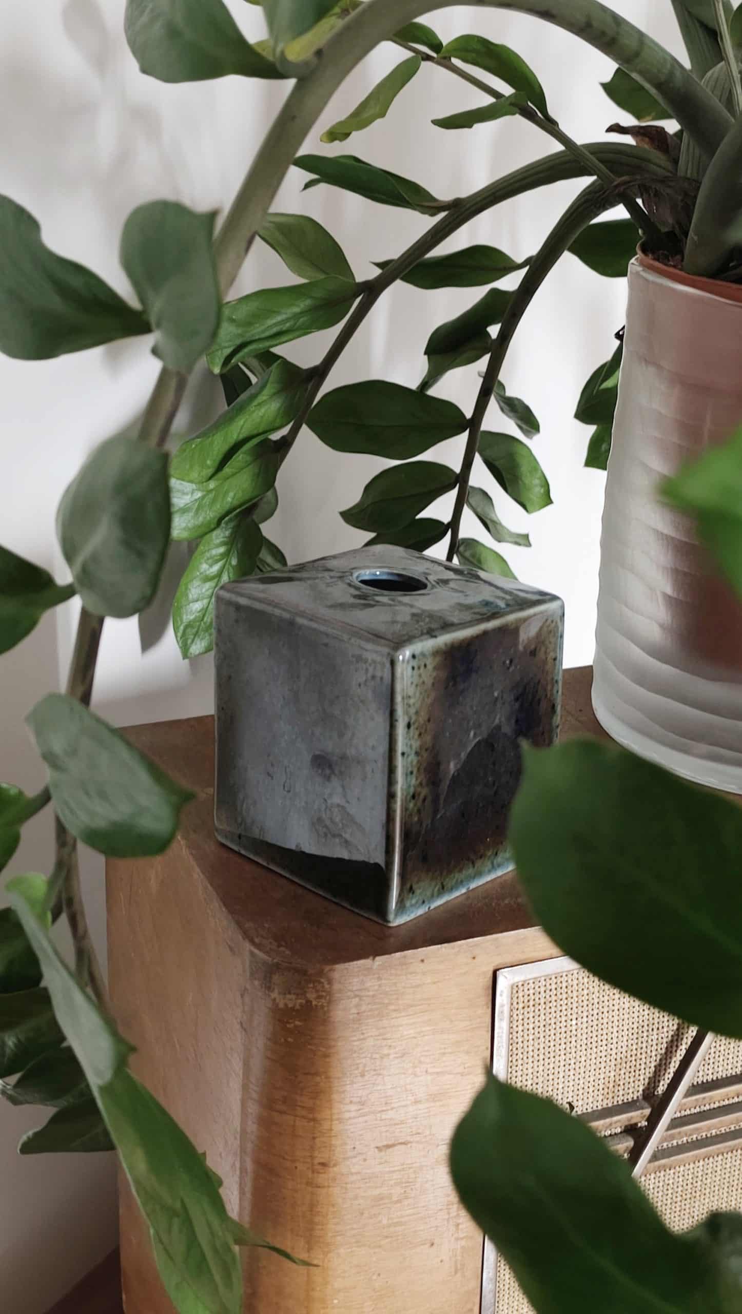 Vase cubique vintage Virebent – Image 2