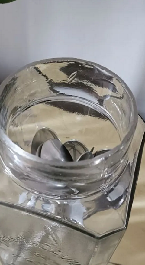 Ancien bocal à confiseries en verre Prosper et David – Image 4