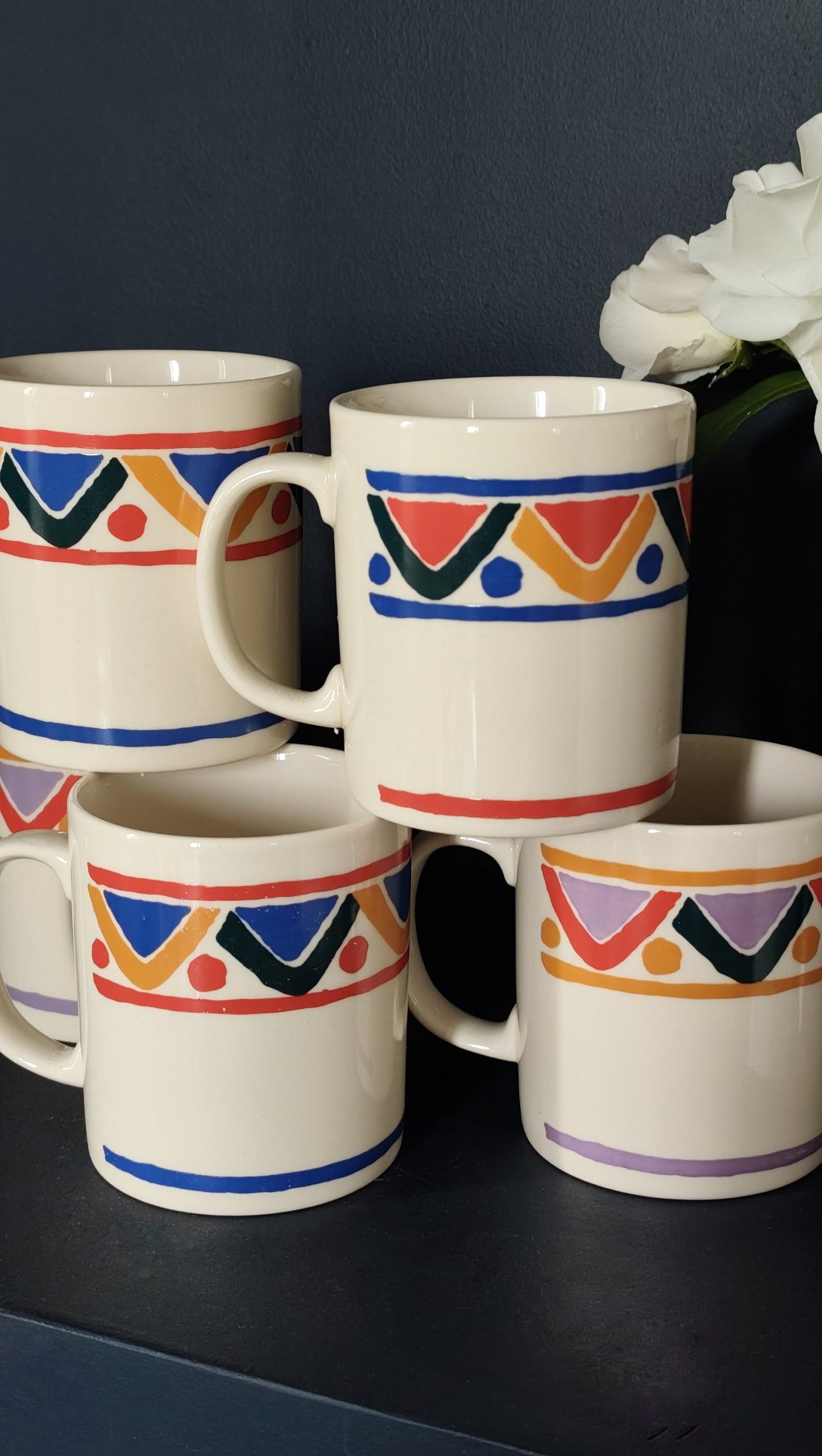 Lot de 5 mugs Mobil – Image 2