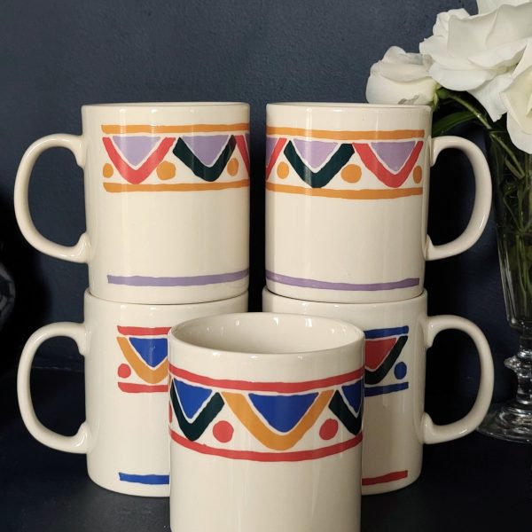Lot de 5 mugs Mobil