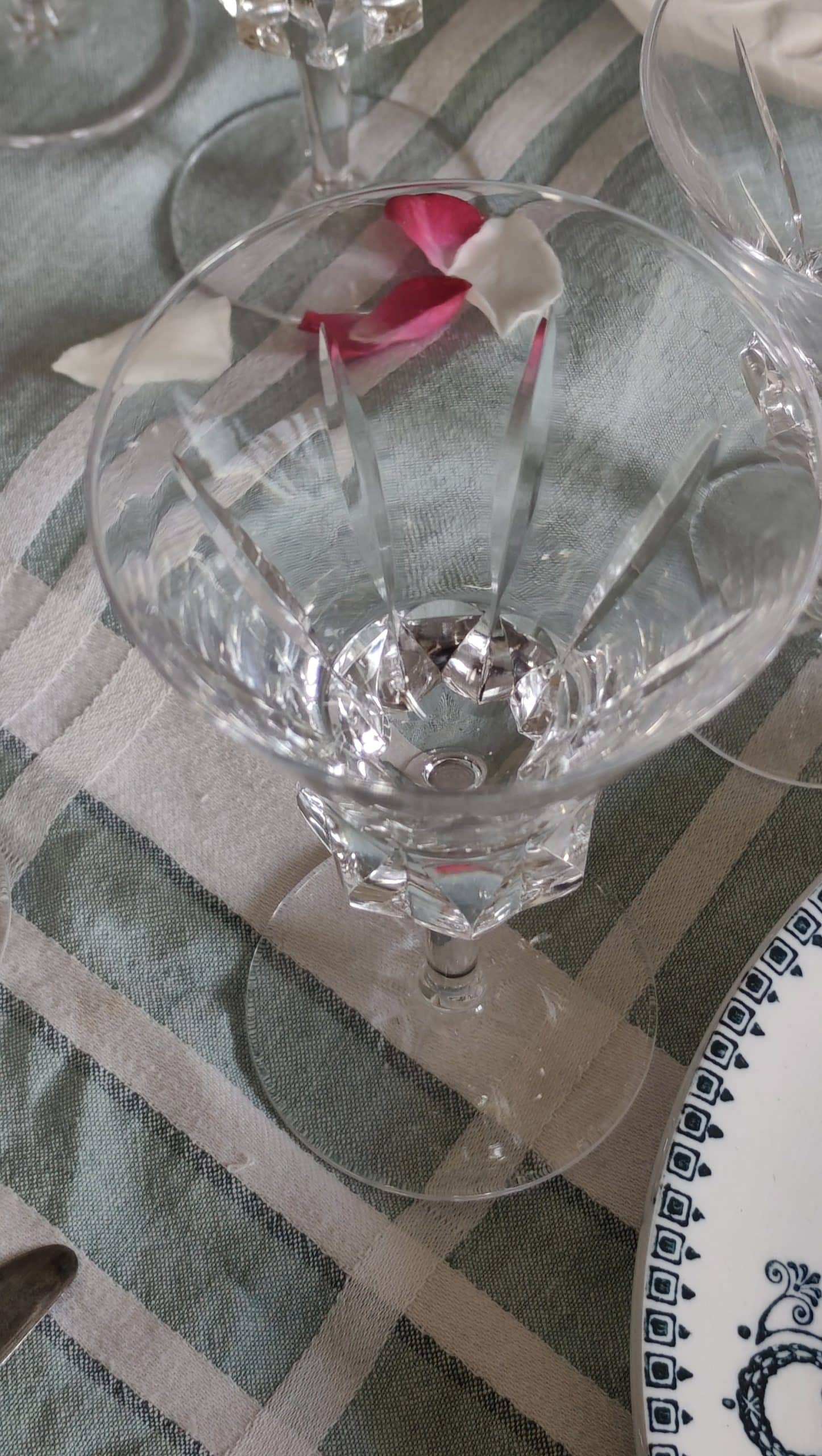 Service 12 pièces vin blanc et vin rouge, cristal de Bayel – Image 8