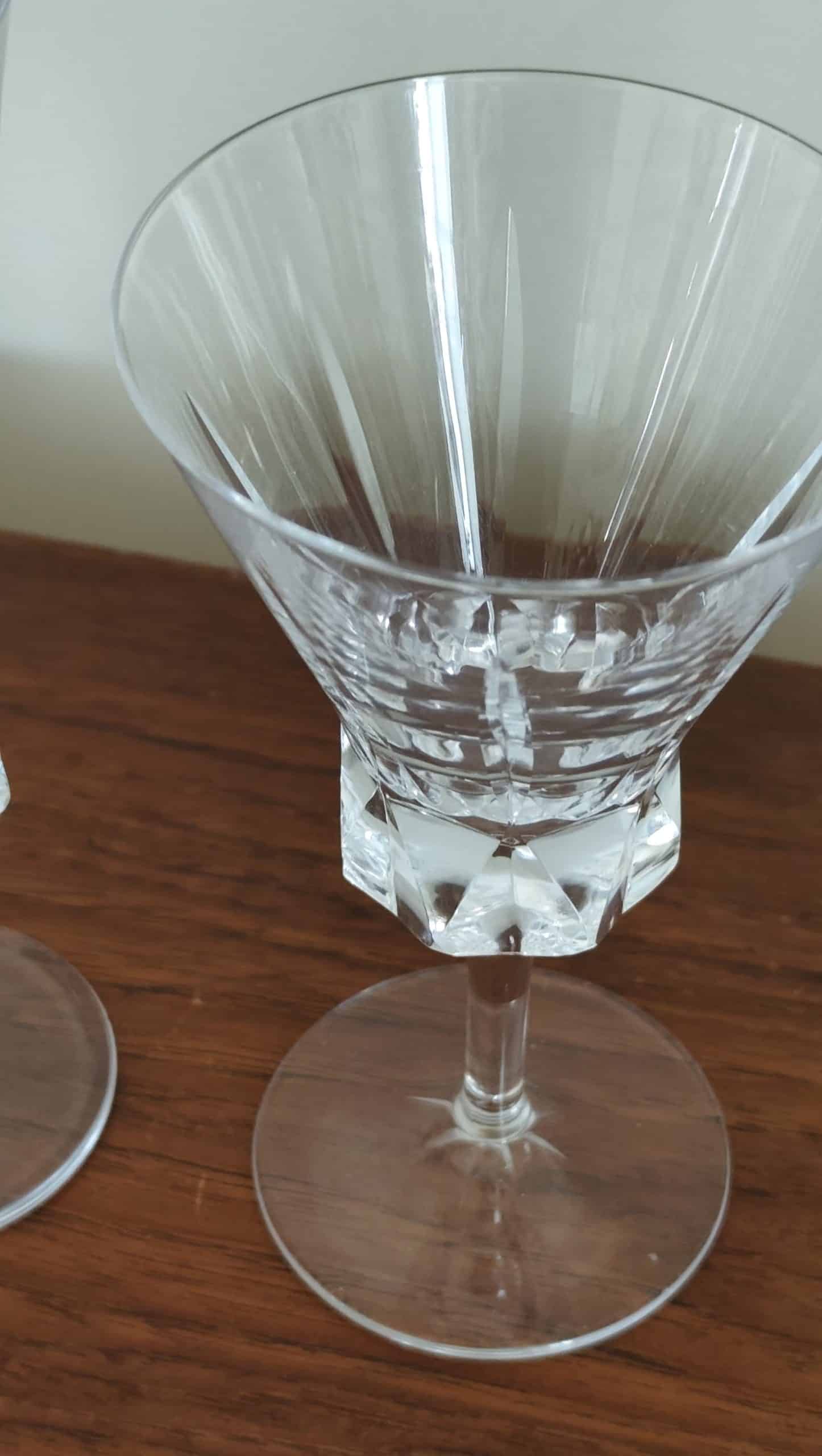 Service 12 pièces vin blanc et vin rouge, cristal de Bayel – Image 9