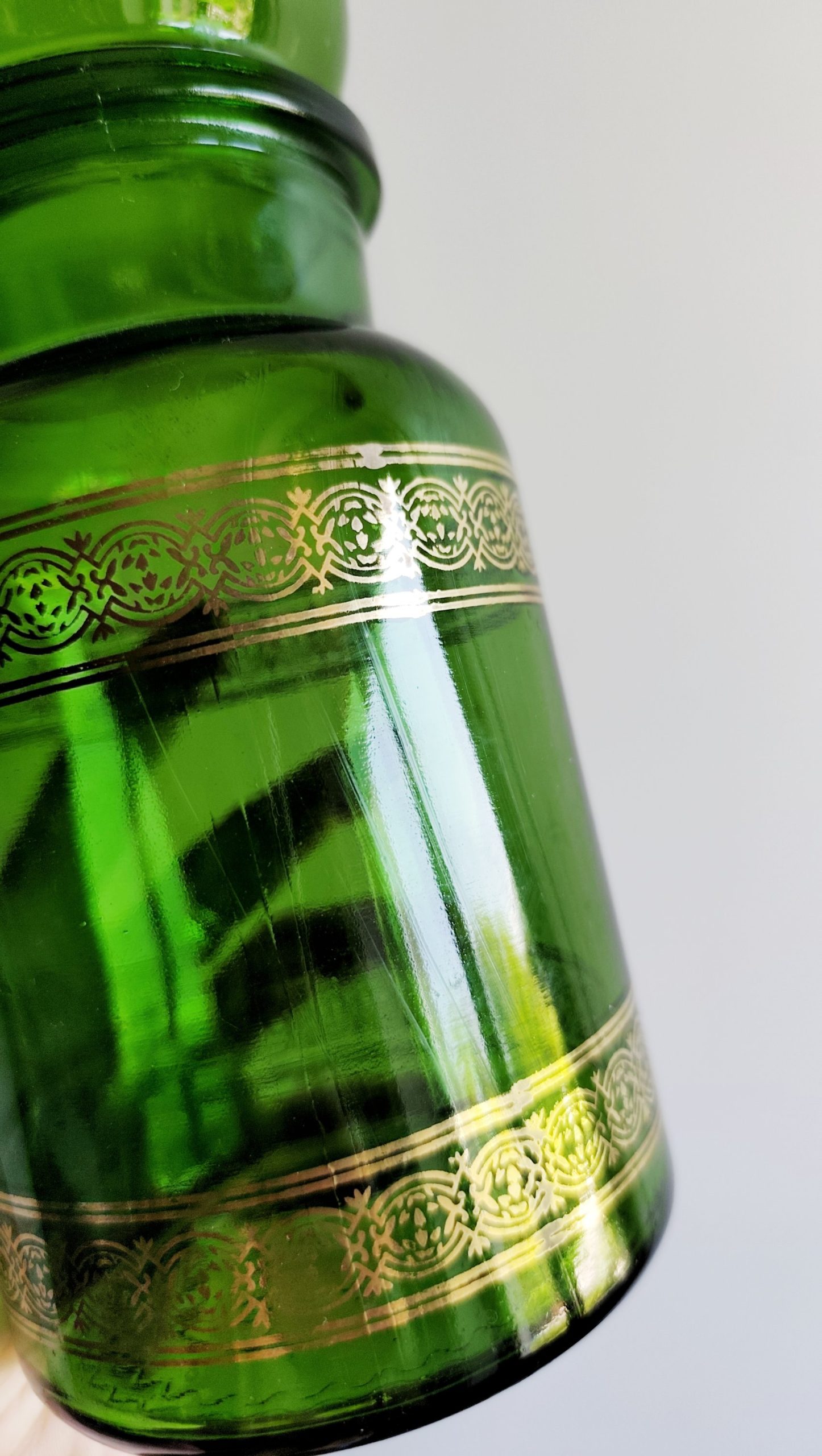 Ancien pot en verre années 70-80 – Image 4