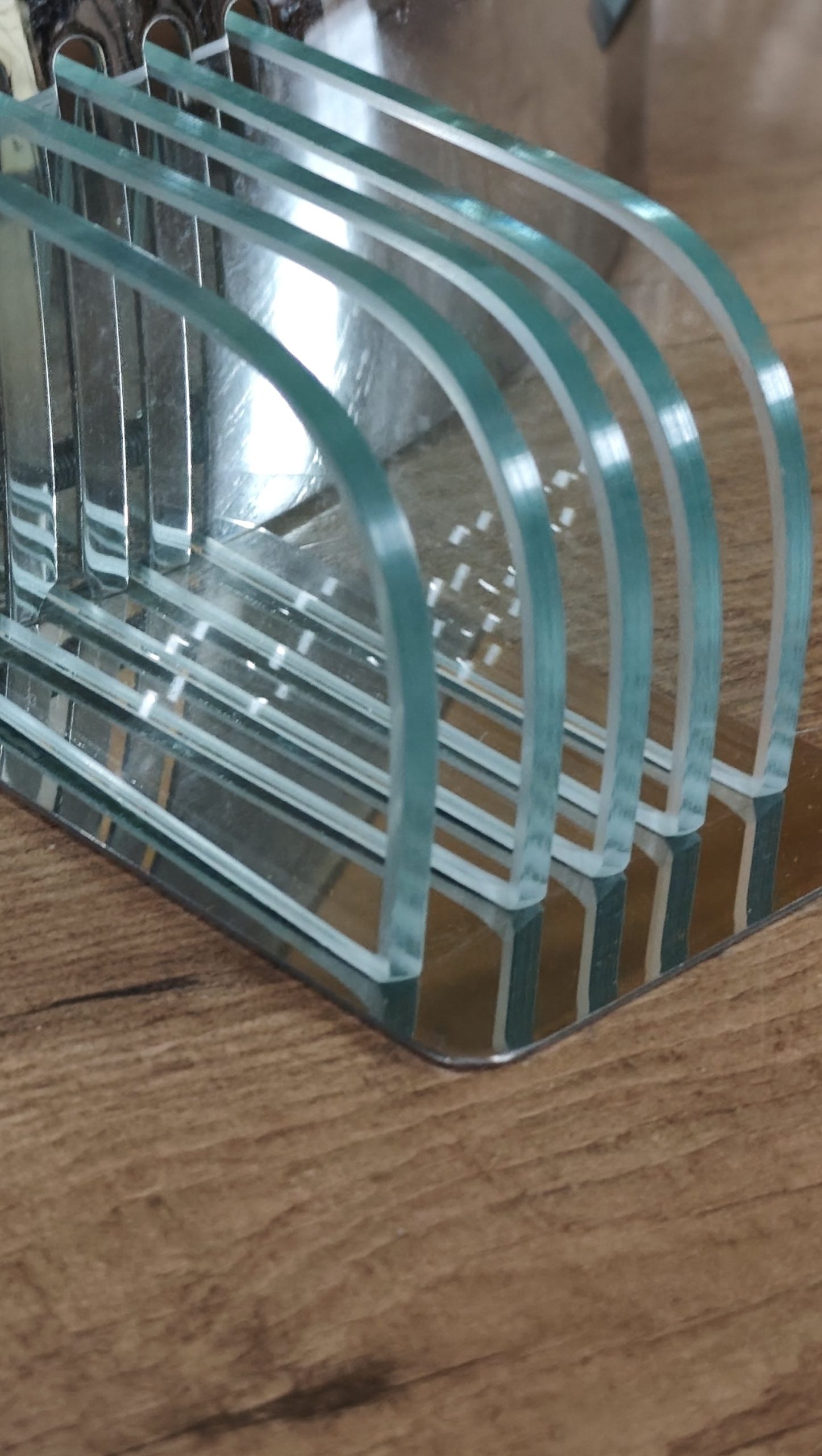 Paire d'appliques chrome vintage – Image 3