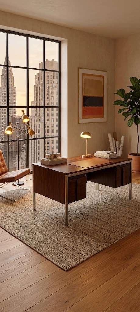 RARE : Bureau Jean Gillon en palissandre de Rio